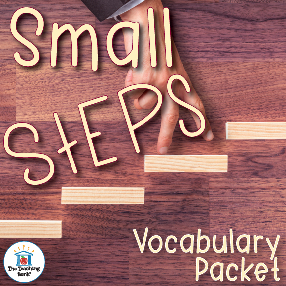 Small Steps Vocabulary Packet