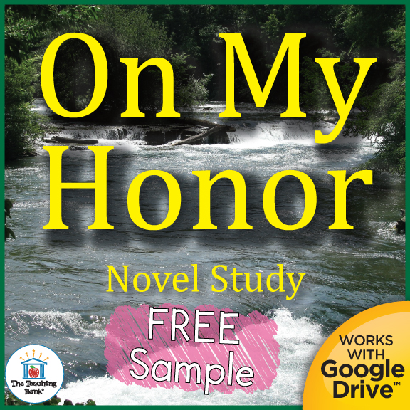 On My Honor Novel Study FREE Sample