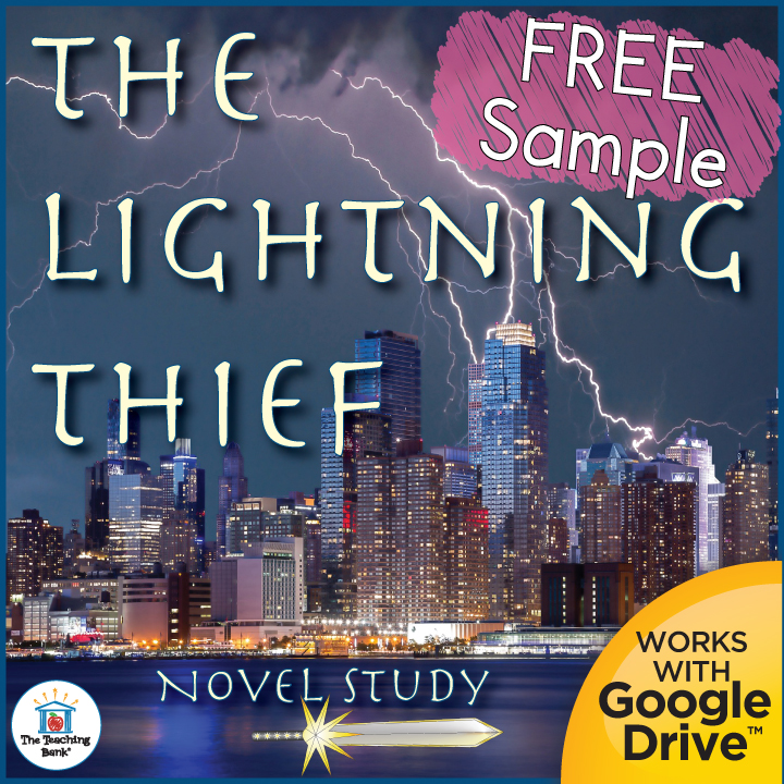 The Lightning Thief Novel Study FREE Sample The Teaching Bank
