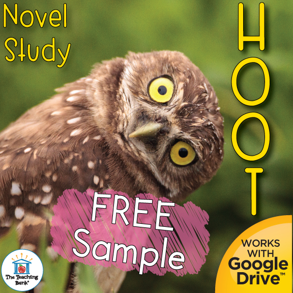 Hoot Novel Study FREE Sample