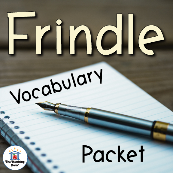 Frindle Vocabulary Packet