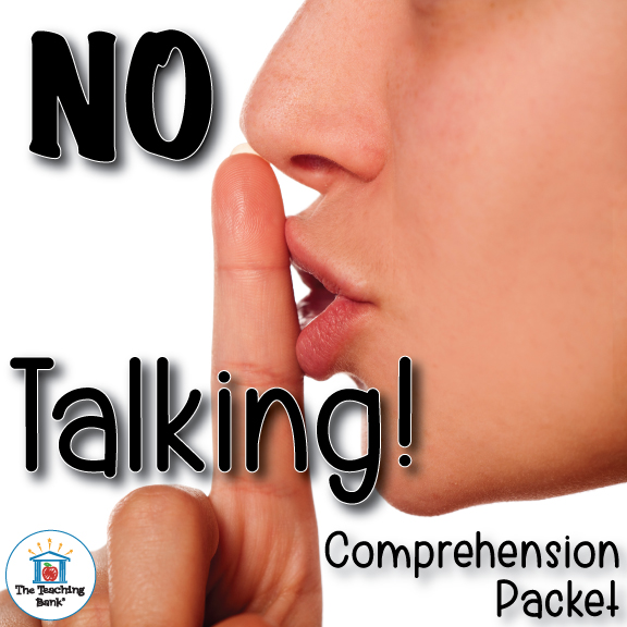 No Talking Comprehension Packet