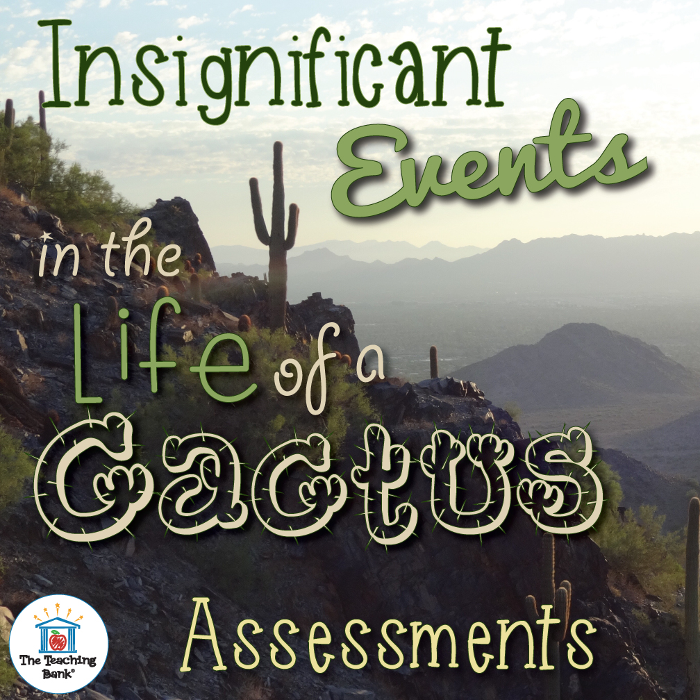 Insignificant Events in the Life of a Cactus Assessment Packet