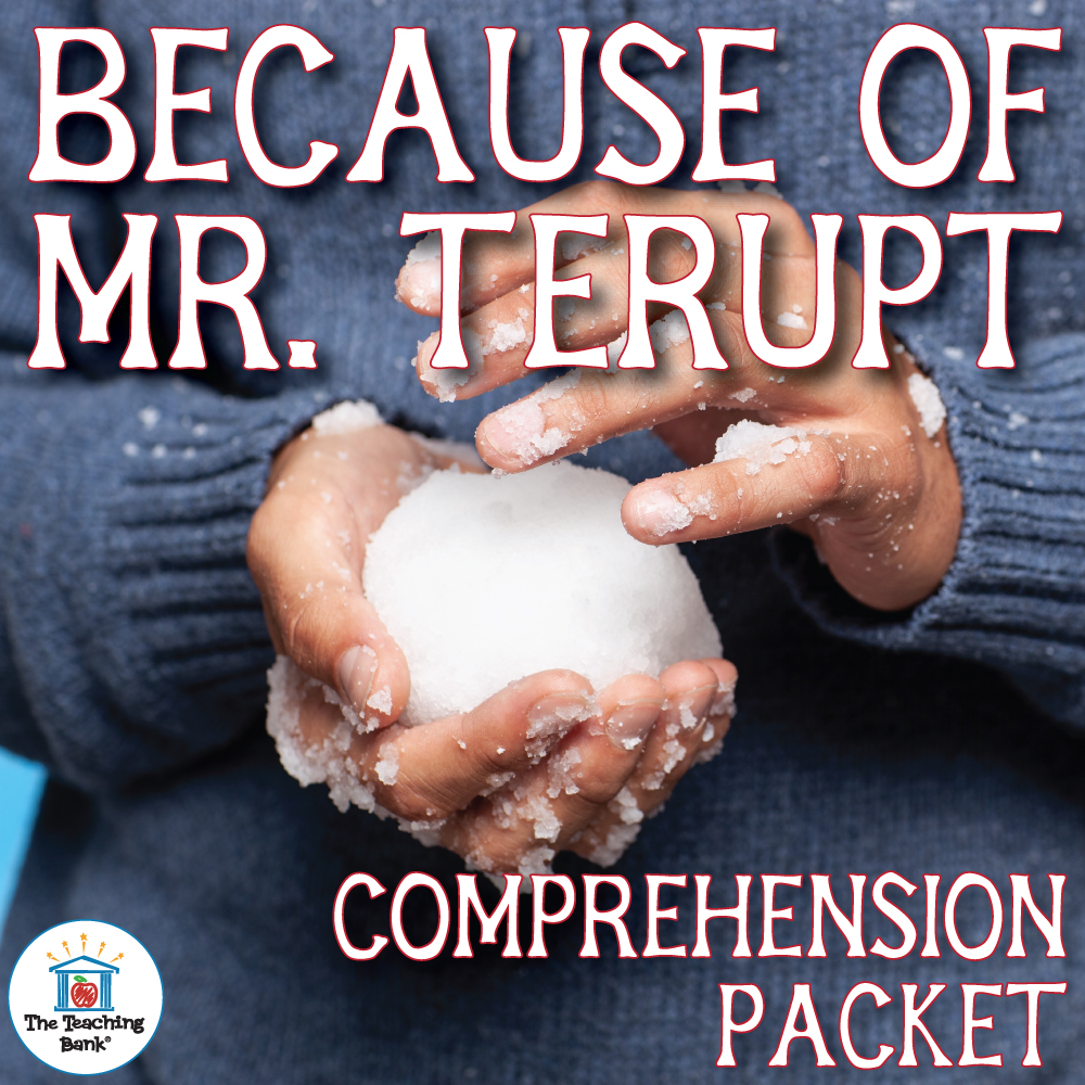 Because of Mr. Terupt Comprehension Packet