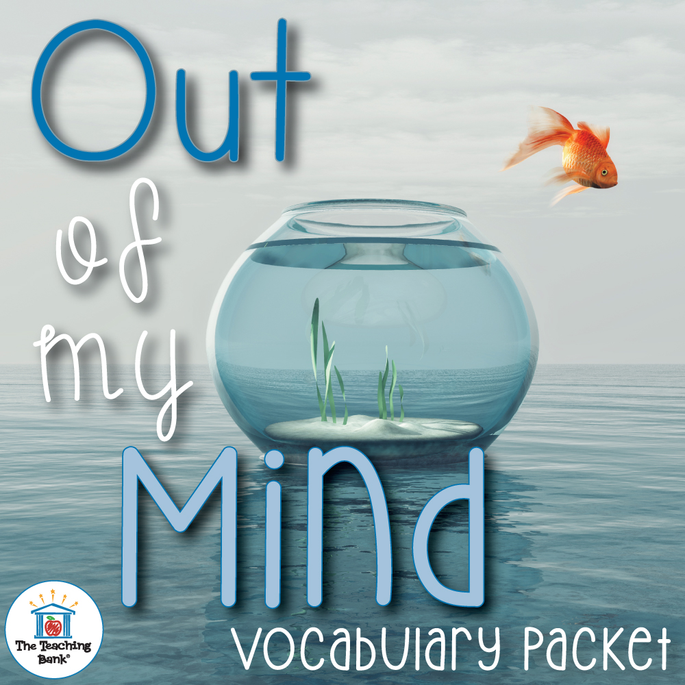 Out of My Mind Vocabulary Packet The Teaching Bank