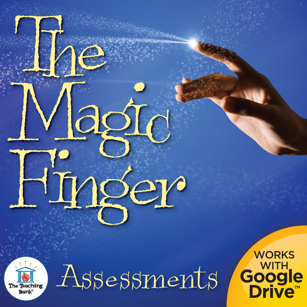 The Magic Finger Book Unit Assessments for Google Forms