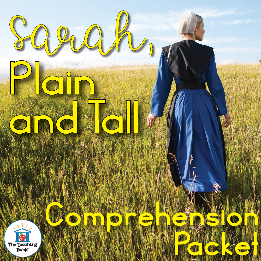 Sarah, Plain and Tall Comprehension Packet