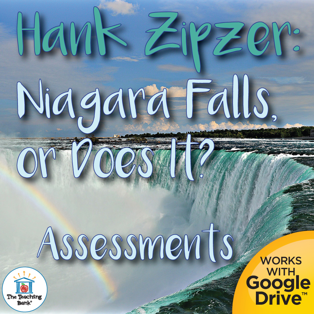 Hank Zipzer: Niagara Falls, or Does It? Book Unit Assessments for Google Forms