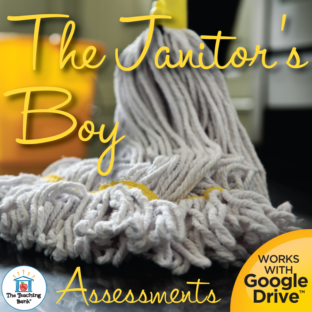The Janitor's Boy Book Unit Assessments for Google Forms