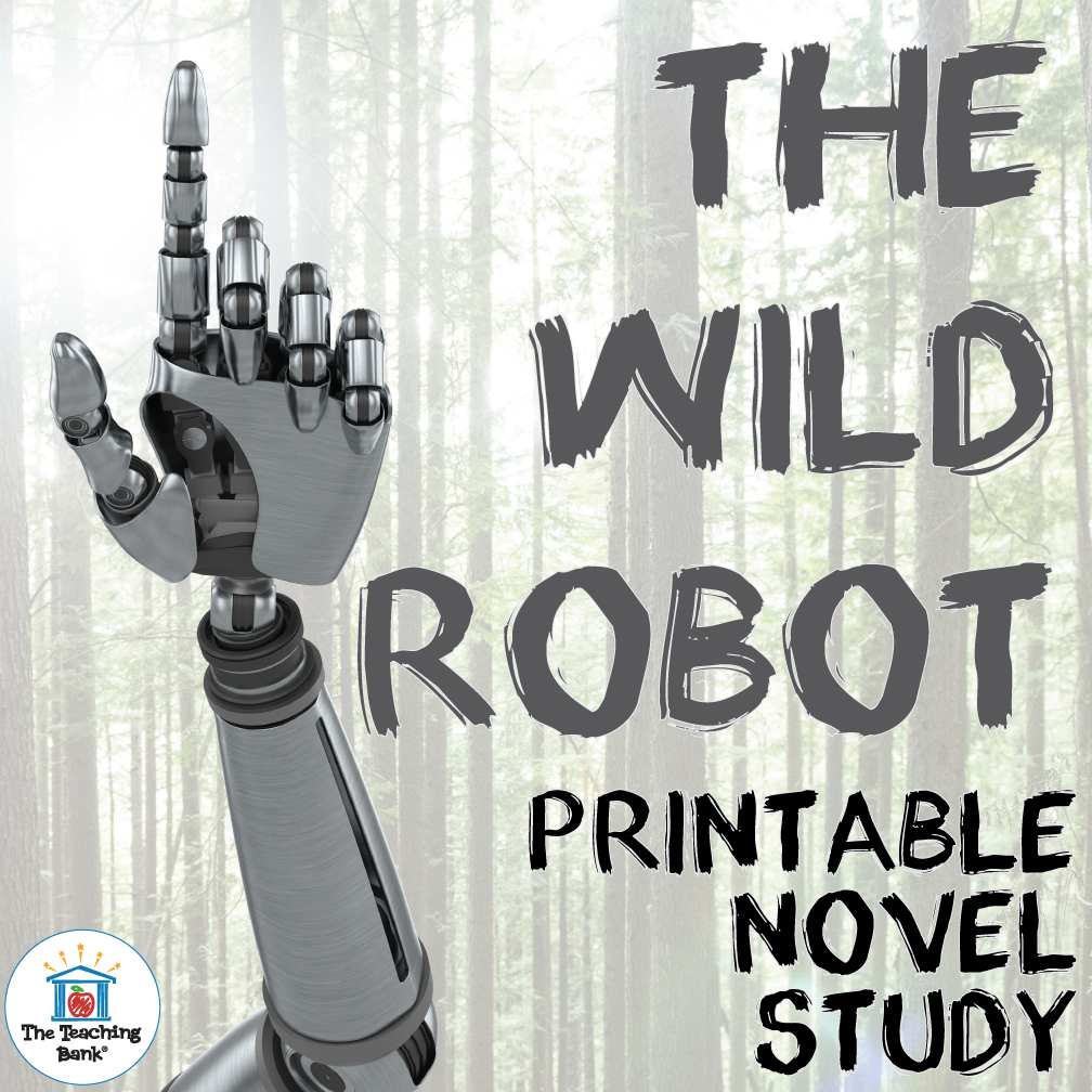 the-wild-robot-printable-novel-study-the-teaching-bank for The Wild Robot Activities Free Printable The Wild Robot Printable Novel Study - The Teaching Bank for The Wild Robot Activities Free Printable