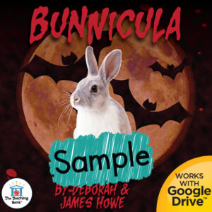 Bunnicula Novel Study FREE Sample