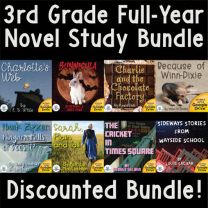 3rd Grade Complete Reading Curriculum Bundle (Print + Digital Novel Studies)