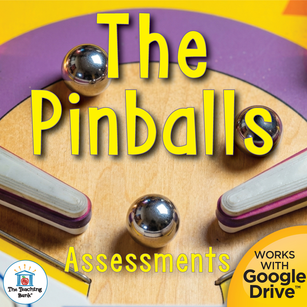 The Pinballs Book Unit Assessments for Google Forms