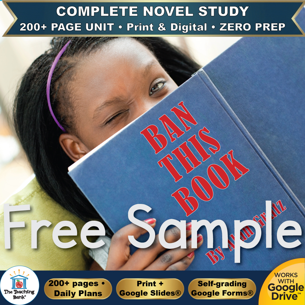 Ban This Book Novel Study – FREE Day 1 Sample