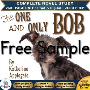 The One and Only Bob Novel Study – FREE Day 1 Sample