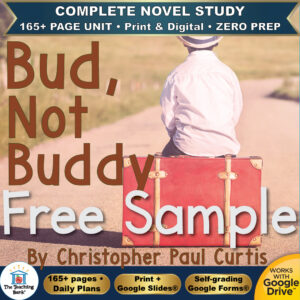 Bud, Not Buddy Novel Study – FREE Day 1 Sample