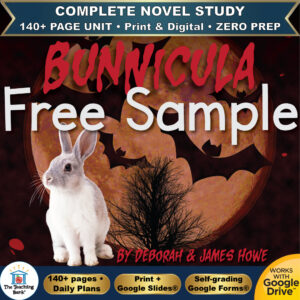 Bunnicula Novel Study – FREE Day 1 Sample