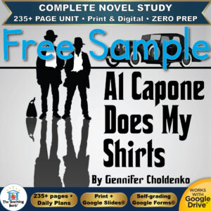 Al Capone Does My Shirts Novel Study – FREE Day 1 Sample