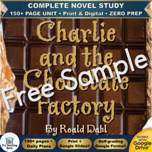 Charlie and the Chocolate Factory Novel Study – FREE Day 1 Sample | Grades 3–5