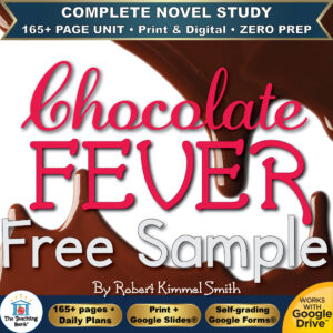 Chocolate Fever Novel Study – FREE Day 1 Sample | Grades 3–5