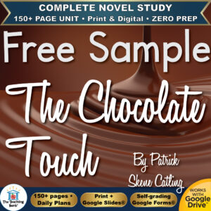 The Chocolate Touch Novel Study – FREE Day 1 Sample | Grades 3–5