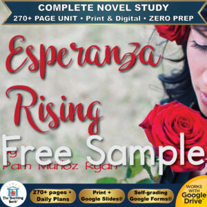 Esperanza Rising Novel Study – FREE Day 1 Sample