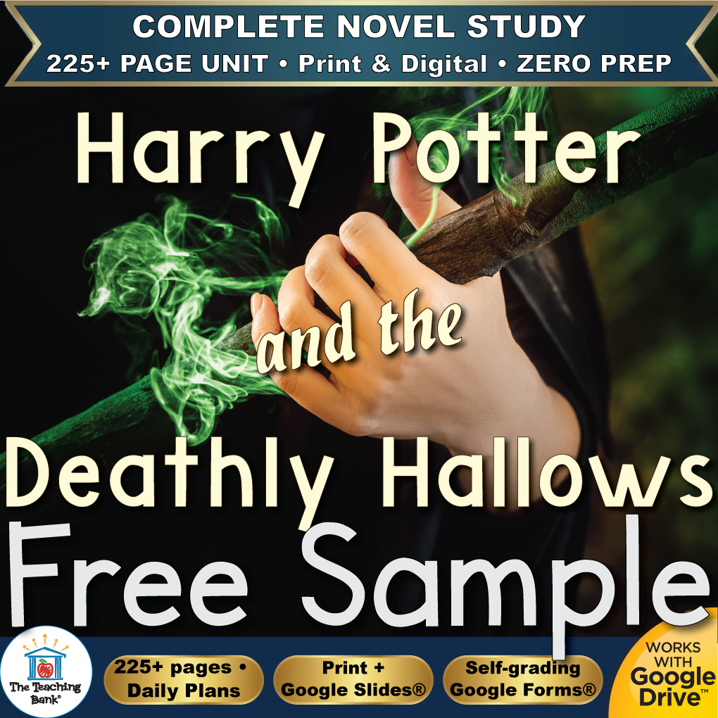 Harry Potter and the Deathly Hallows Novel Study – FREE Day 1 Sample
