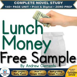 Lunch Money Novel Study – FREE Day 1 Sample