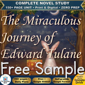 The Miraculous Journey of Edward Tulane Novel Study – FREE Day 1 Sample