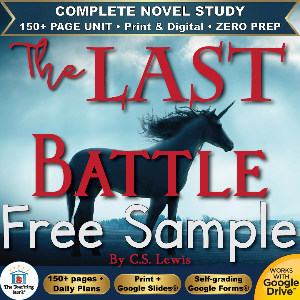 The Last Battle Novel Study – FREE Day 1 Sample