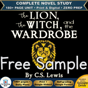 The Lion, the Witch, and the Wardrobe Novel StuThe Lion, the Witch, and the Wardrobe Novel Study – FREE Day 1 Sampledy FREE Sample
