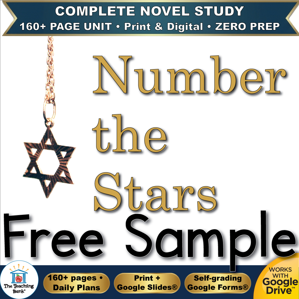 Number the Stars Novel Study – FREE Day 1 Sample