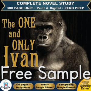 The One and Only Ivan Novel Study – FREE Day 1 Sample