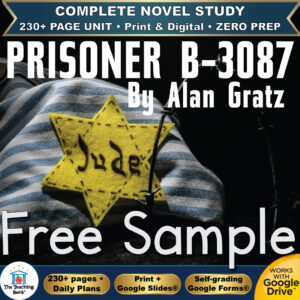 Prisoner B-3087 Novel Study – FREE Day 1 Sample