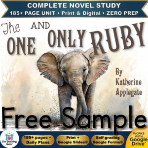 The One and Only Ruby Novel Study – FREE Day 1 Sample