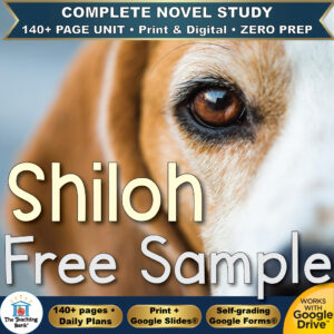 Shiloh Novel Study – FREE Day 1 Sample