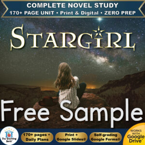 Stargirl Novel Study – FREE Day 1 Sample