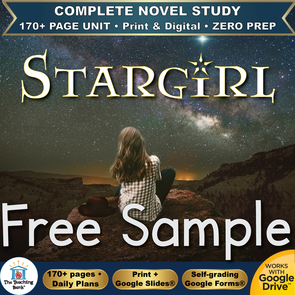 Stargirl Novel Study – FREE Day 1 Sample