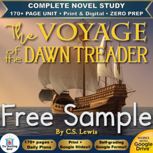 The Voyage of the Dawn Treader Novel Study – FREE Day 1 Sample