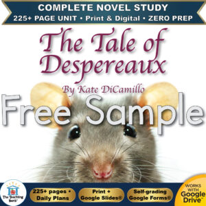 The Tale of Despereaux Novel Study – FREE Day 1 Sample